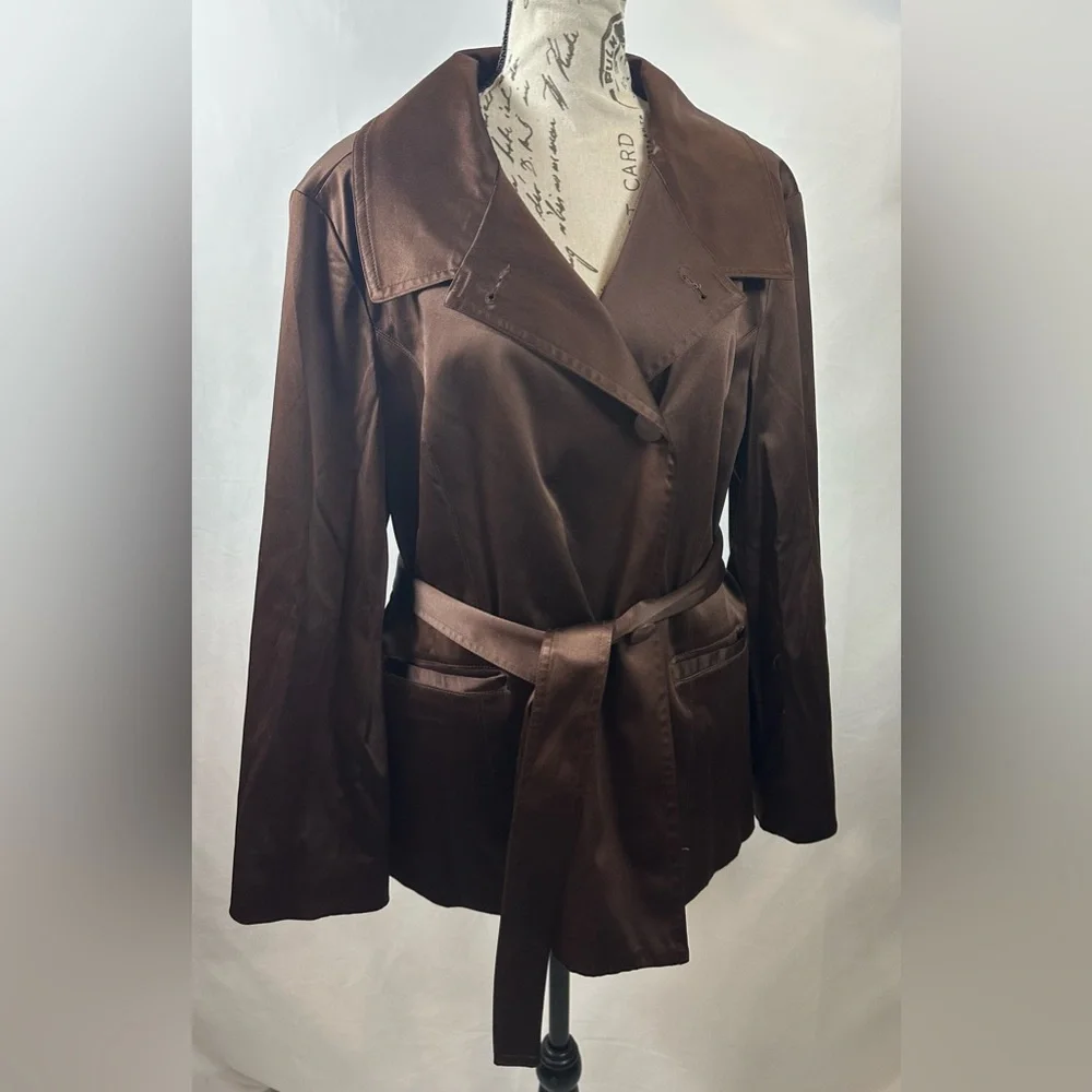 💜Harve Benard Quilted Brown Women's Jacket - Picture 9 of 10